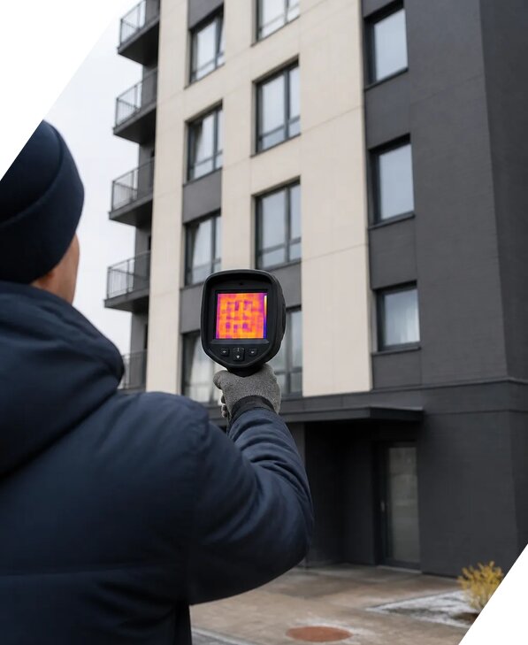 Тепловизионное обследование зданий в Бугульме от 5054 р. | ЭкспертизаРоссия