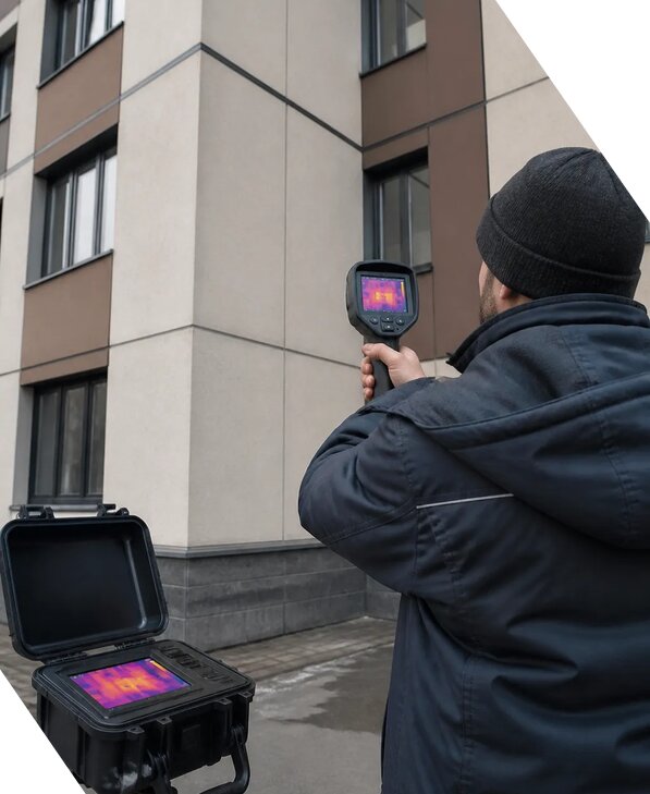 Тепловизионное обследование зданий и сооружений в Бугульме